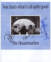 The Housemartins (Band) Paul Heaton Norman Cook + 1 SIGNED 8&quot; x 10&quot; Photo + COA  - £115.87 GBP