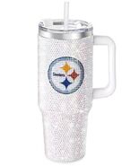 Pittsburgh Steelers NFL Bling 34 oz Rhinestone Handle Tumbler White - $49.50