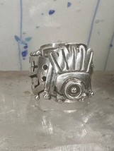 Poison ring Mexico Aztec Mayan in Great condition size 6.75 sterling sil... - $146.52