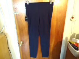 " NWT " Vera Wang M Skinny Dark Blue/Black Ultra Stretch Pants " Great G... - $30.99