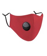 Scarlet Red Team Mask w/Vent Valve - Head Accessory - Fan Gear - $4.00