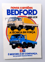 BEDFORD &amp; GM TRUCKS SBR/JCR ✱ RARE Big Vintage Sticker Decal Advertising - £12.45 GBP