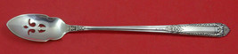 Inaugural By State House Sterling Silver Olive Spoon Pierced Long 7 3/8&quot; Custom - £53.43 GBP