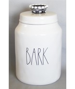 Rae Du &quot;BARK&quot; Crown Dog Treat Cookie Jar Rubber Sealed 9-1/2&quot; Canister N... - £39.49 GBP