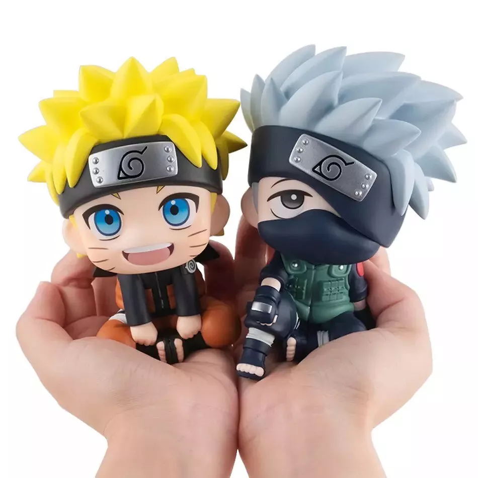 Toys Naruto Anime Mini Ninja Toy Action Figures Kakashi Uchiha Sasuke It... - £20.02 GBP