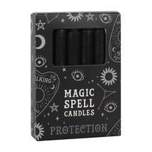 12 Black Protection Chime (Mini) Ritual Spell Candles! - $9.85
