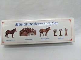 Liberty Falls AH51 Miniature Accessory Set Horses Bridge Mailboxes - £17.76 GBP