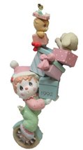 Precious Moments Christmas Ornament On My Way to Wish You a Very Merry C... - $24.74