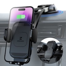 Wireless Car Charger, 15W Fast Charging, Auto Clamping Car Phone Mount, Cell Pho - £43.95 GBP