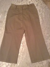 Austin Clothing Co. capri pants Size 16 uniform khaki shorts girls - $12.99