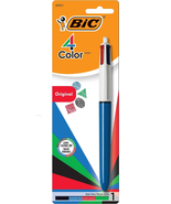 BIC 4-Color Original Retractable Ball Pens, Medium Point (1.0Mm), 1-Coun... - £5.64 GBP