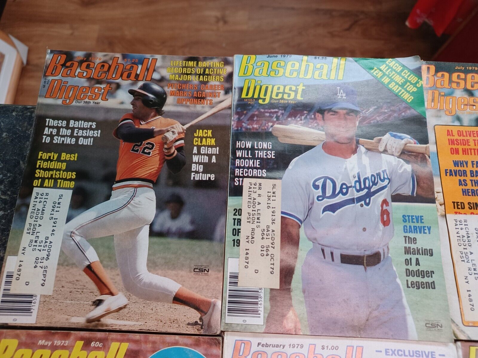 Vintage Baseball Digest   1973 1979 Lot Of 11 Nolan Ryan Item image 2