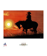 LIMITED EDITION GICLEE PRINT- &quot;AMERICAN COWGIRL #20 - HANNAH KAUFMAN - M... - $345.00