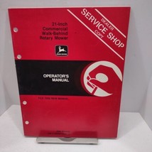 John Deere Operator&#39;s Manual for 21 Inch Commercial Rotary Mower VTG 1982 - £9.92 GBP