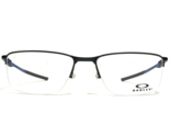 Oakley Eyeglasses Frames OX3218-0456 SOCKET 5.5 Satin Black Blue 56-18-140 - $142.66