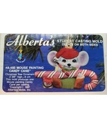 VTG 1987 Alberta&#39;s Student Ceramic Casting Mold A-495 Mouse Painting Can... - $29.68