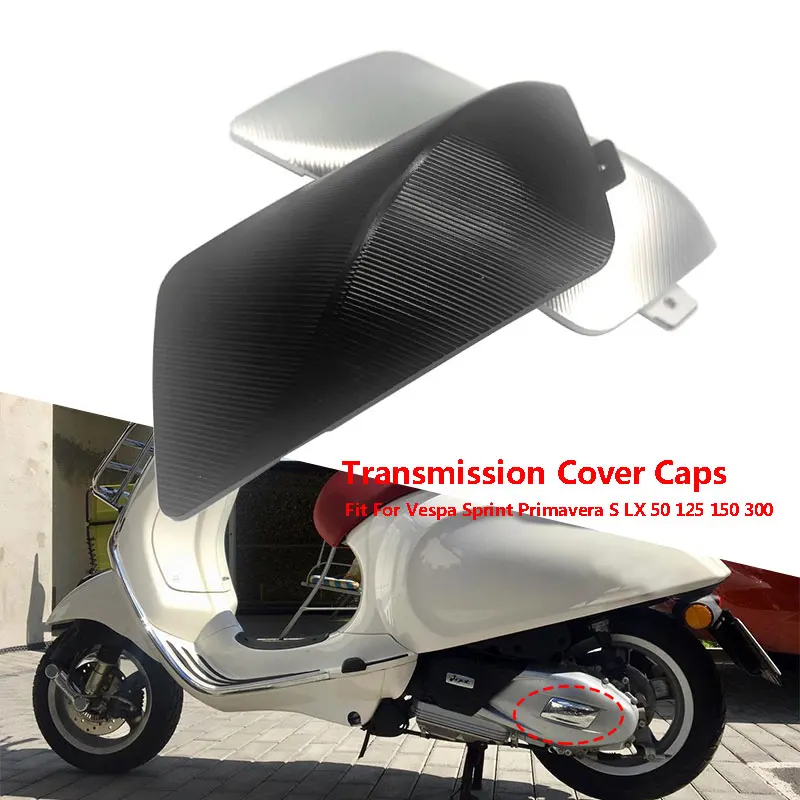 Motorcycle Transmission Cover Caps Scooter Waterproof Fit for Vespa Primavera - £19.75 GBP