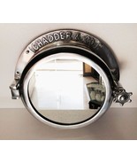 40.64 CM Nickel Plated Heavy Canal Boat Porthole Ship Round Mirror Home ... - £132.74 GBP
