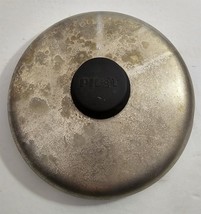 Vintage Aluminum Pilot Black Top Knob 8 1/8&quot; Round Replacement Lid #103 - $352.39 MXN