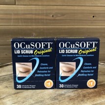 (2) OCuSOFT Lid Scrub Original Pre-Moistened Pads for Irritated Eyelids ... - $18.69