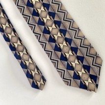 Conte diMilano Mens Classic Geometric Designer Silk Necktie Office Work Dad Gift - £17.26 GBP