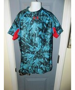 Under Armour Blue Heat Gear Fitted NFL Combine Authentic Shirt Size YLG ... - €22,86 EUR