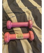 Neoprene Coated Dumbbell Hand Weights Two (2) for Exercise Walking 1 Pou... - $279.14 MXN