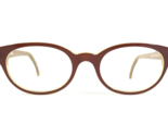 Vintage La Eyeworks Brille Rahmen MR. HONEY 757 Brown Rund 45-20-135 - $64.89