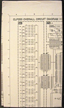 Yamaha CLP-200 Clavinova Digital Piano Original Overall Circuit Diagram ... - $19.79