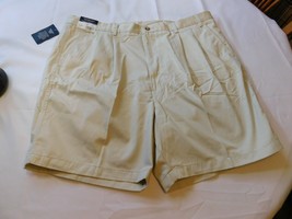 Roundtree &amp; Yorke Mens Shorts 50 Big Man Classic Fit Pleated Easy Care L... - $23.16