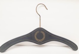 VTG NASCO Japan Masterpiece 60s Clothes Coat Hanger Wood Hand Painted BLACK Rare - £71.14 GBP