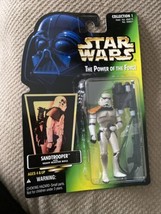 New 1996 Hasbro Star Wars Power Of The Force 3.75&quot; Sandtrooper Figure Ho... - $6.80