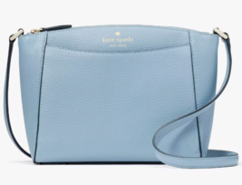 Kate Spade Monica Crossbody Bag Blue Pebbled Leather Purse WKR00258 NWT $279 FS - £80.37 GBP