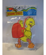 (BX-5) vintage 1990&#39;s Sesame Street Tree Trim - Big Bird w/ large heart - £4.72 GBP