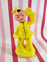 Sweet Vintage Ceramic Asian House Boy or Bellhop Colorful Made in Japan - £7.90 GBP