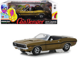 1970 Dodge Challenger R/T Convertible with Luggage Rack Metallic Gold with Bl... - £66.27 GBP