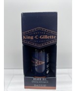 King C. Gillette Men&#39;s Beard Oil with Argan Oil Aftershave 1oz COMBINE S... - $98.76 MXN