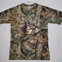 Camo T Shirt Mens L Large Advantage Timber Camouflage Short Sleeve - $16.87