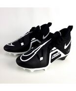 Nike Alpha Menace Pro 3 Mid Football Cleats Men's Black Size 10 New CT66... - $55.83