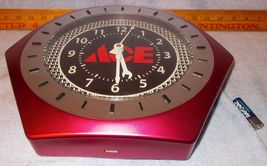 ACE Hardware Tools Vintage Advertising Battery Wall Clock - £7.42 GBP