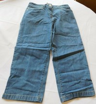 Jones New York Sport Women&#39;s ladies Denim Capri Pants Size 10 Stretch Jeans GUC - £16.45 GBP