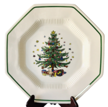 Nikko Christmastime Dinner Plate Christmas Tree Design Made in Japan 10-7/8&quot; - £19.28 GBP