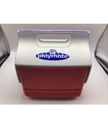Igloo Playmate Cooler Mini Lunch Pail 6 cans 4 Qt  Insulated Flip Top Red USA - $20.57