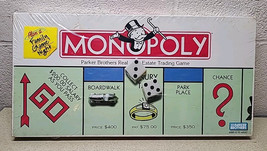 Vtg 1996 Monopoly Board Game Parker Brothers No. 0009  1996 - SEALED NISB - £30.00 GBP
