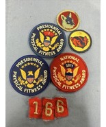 Lot Of Vintage Boy Scout Patches Badger/National Physical Fitness/Fox Pa... - $17.82