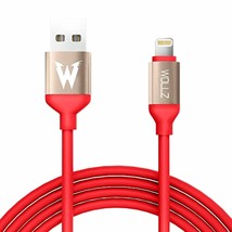 3 Lightning Cable 3.3ft 1M Heavy Duty USB Cord Apple iPhone X 8 7 6 5 Red - £7.89 GBP