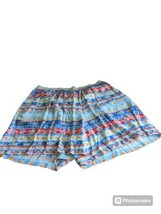 Bechamel II Colorful Beach Theme  Women’s Shorts Size 1xl Vintage 90&#39;s - £16.54 GBP