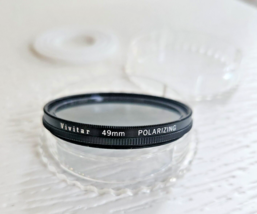 Vintage Vivitar 49mm Polarizing Lens Genuine Glass Filter Japan Protecti... - £5.41 GBP