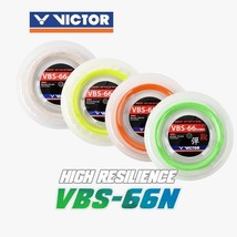Victor Badminton String 0.68mm200m Rackrt Racquet White Yellow Pink Blue VBS-66N - £98.00 GBP