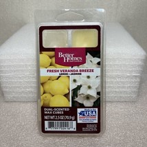Better Homes &amp; Gardens Dual-Scented Wax Cubes Fresh Veranda Breeze Lemon Jasmine - £7.90 GBP